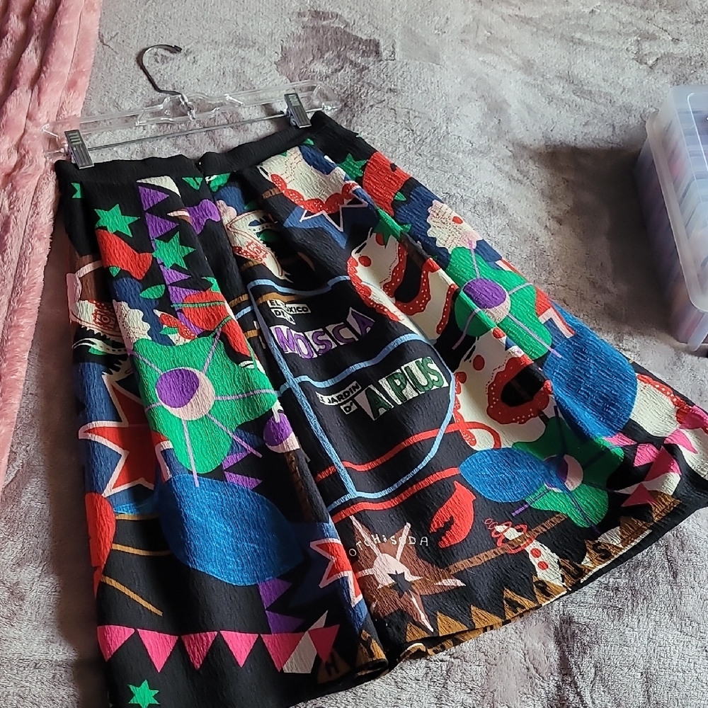 Scotch & Soda Vibrant Graphic A-Line Skirt